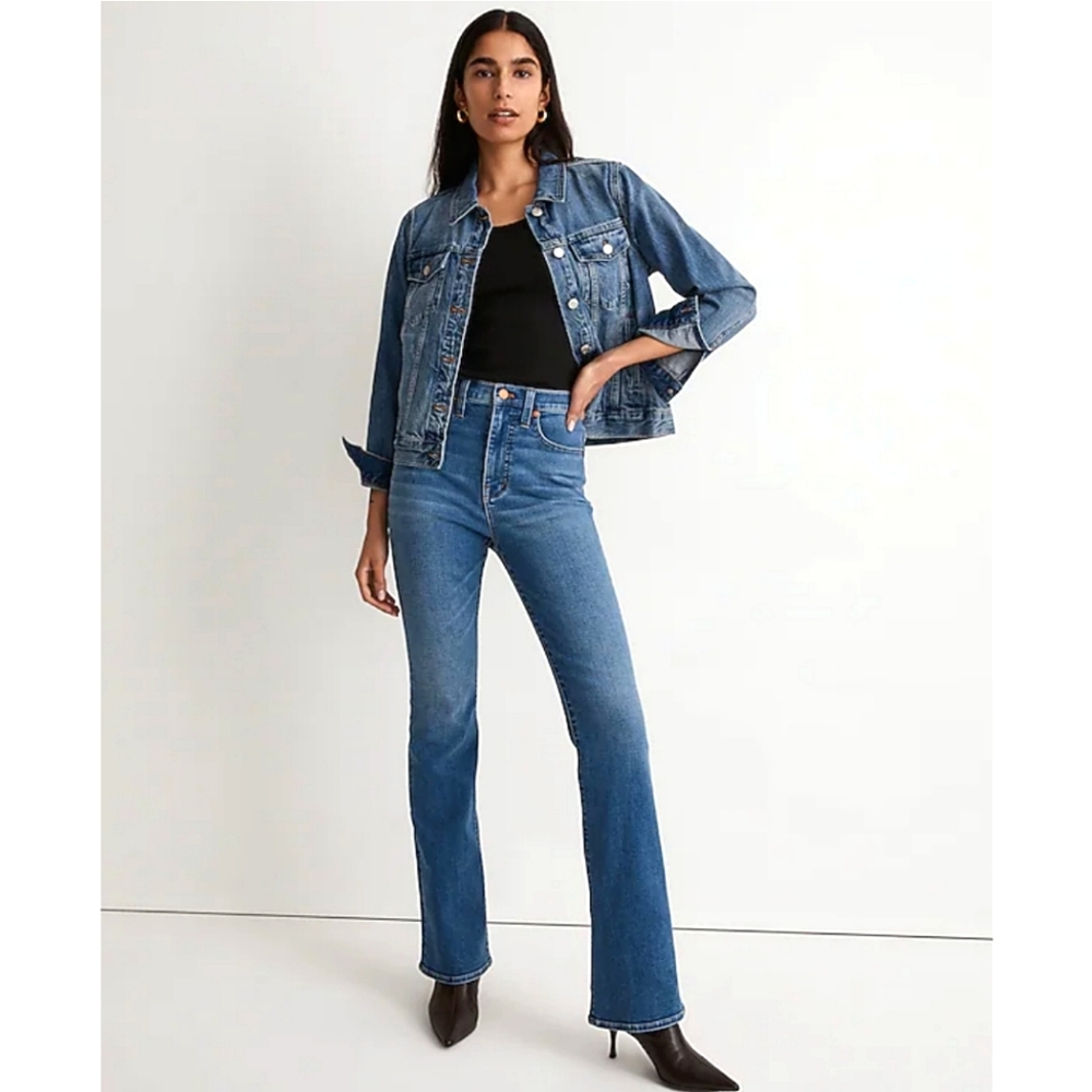 Madewell Blue Flare & Wide Leg Jeans